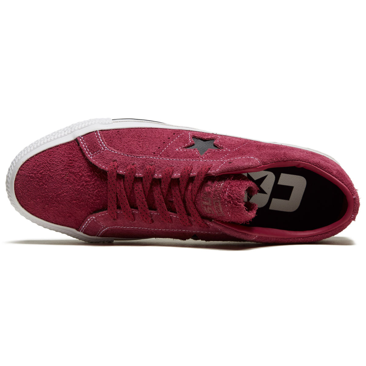 Converse One Star Pro Ox Shoes - Legend Berry/White/Black image 3