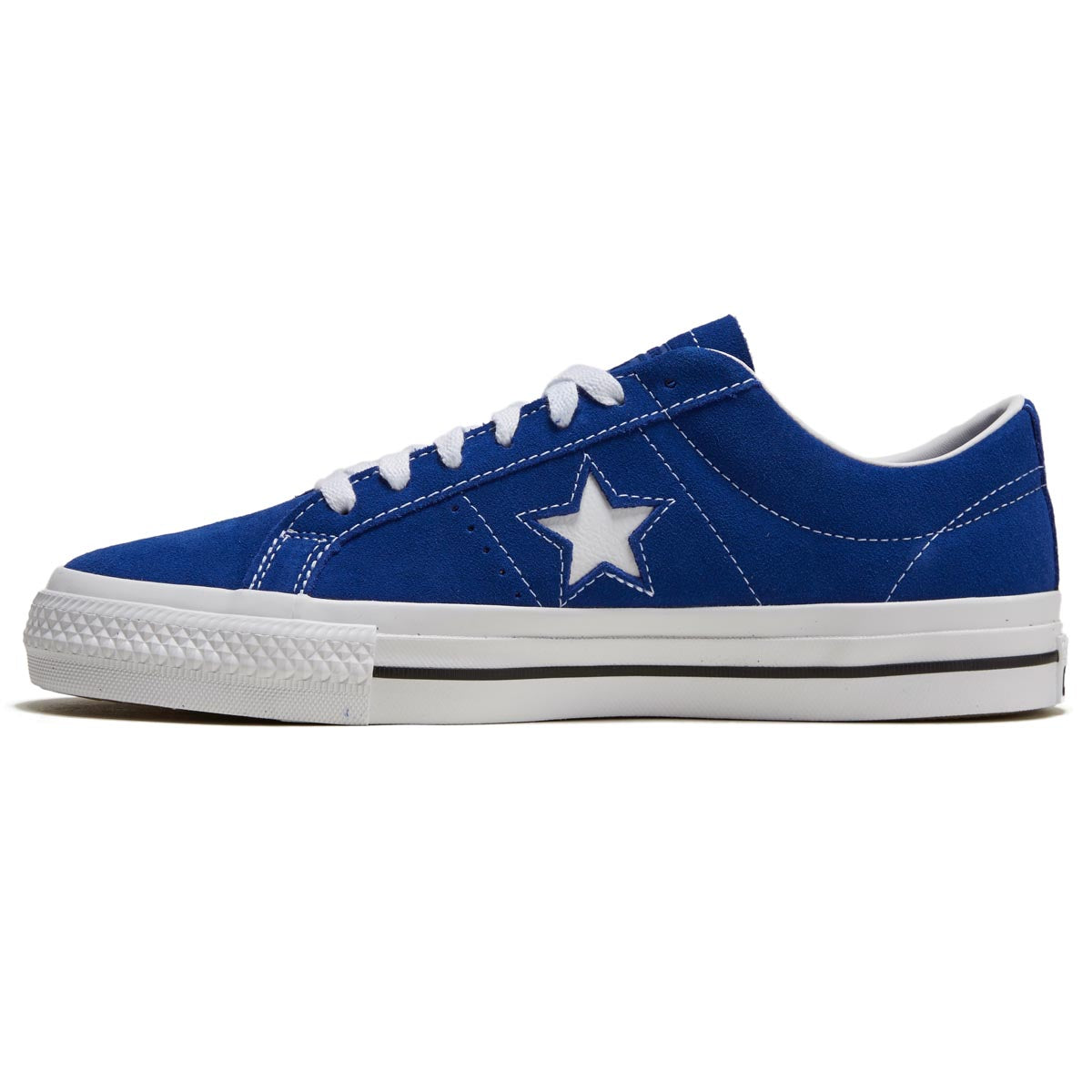 Converse One Star Pro Ox Shoes - Blue/White/Black image 2