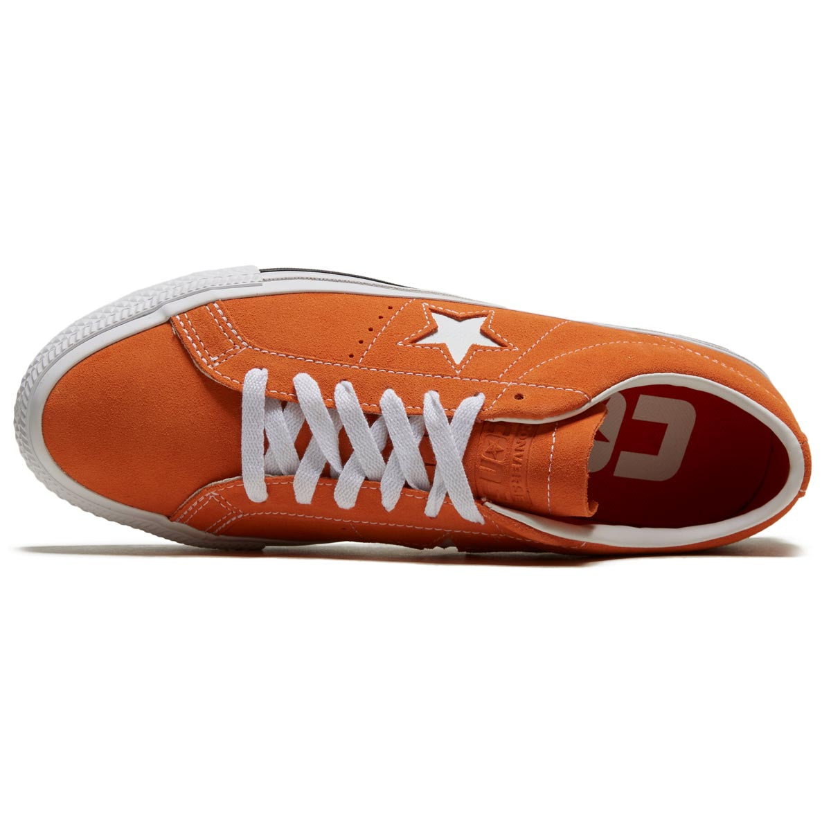 Converse One Star Pro Ox Shoes - Orange/White/Black image 3