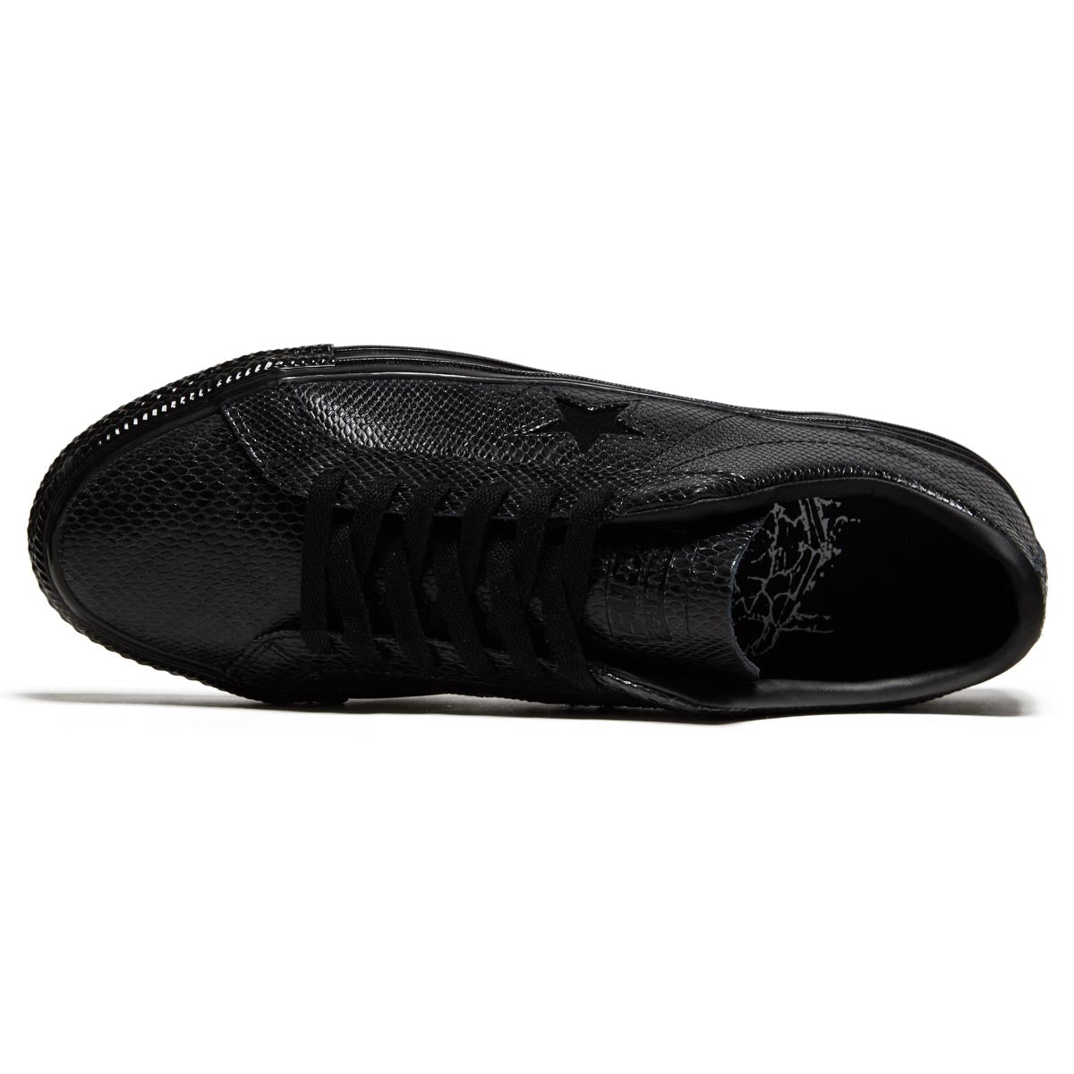 Converse One Star Pro Ox Shoes - Black/Black/Black/White image 3