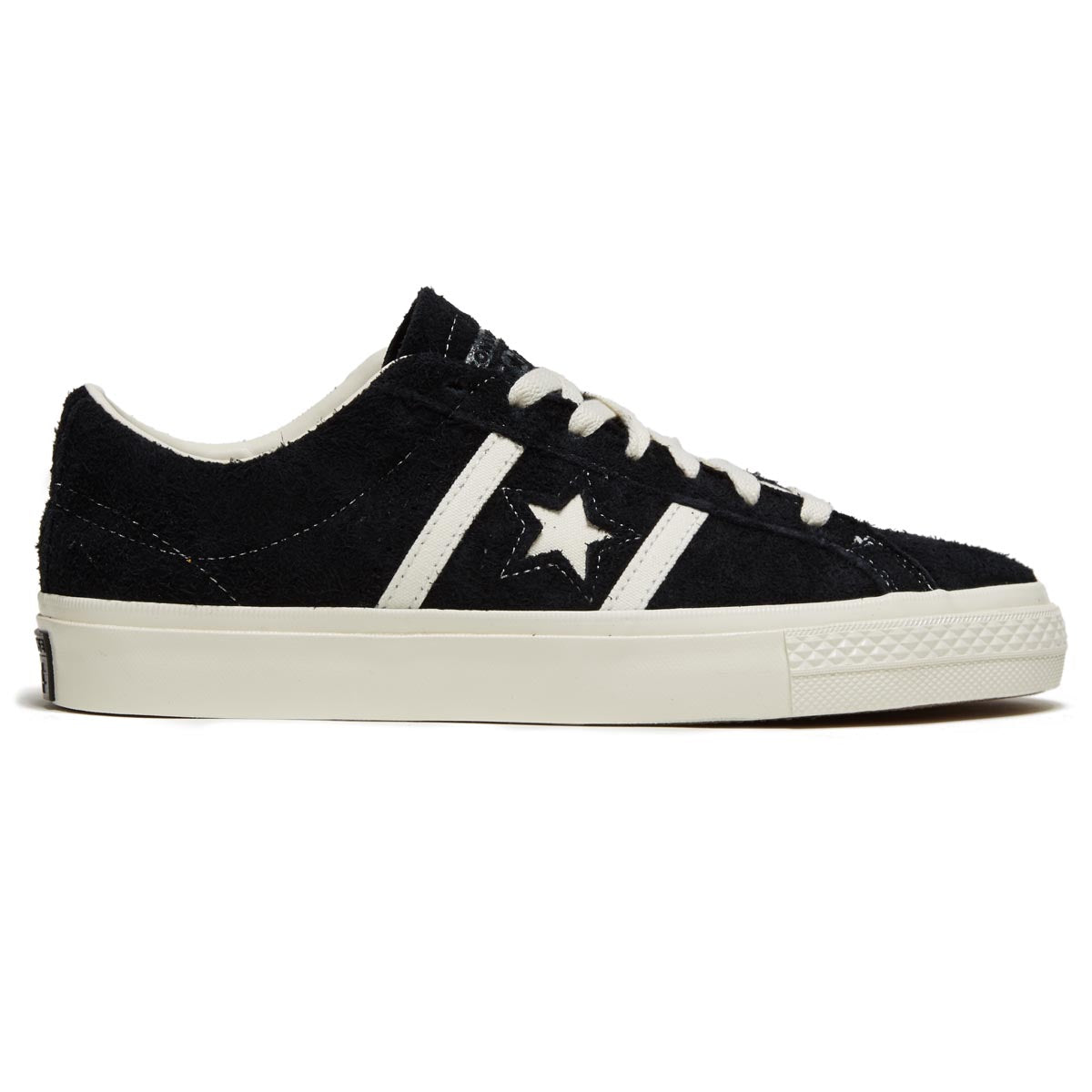 Converse One Star Academy Pro Suede Ox Shoes - Black/Egret/Egret image 1