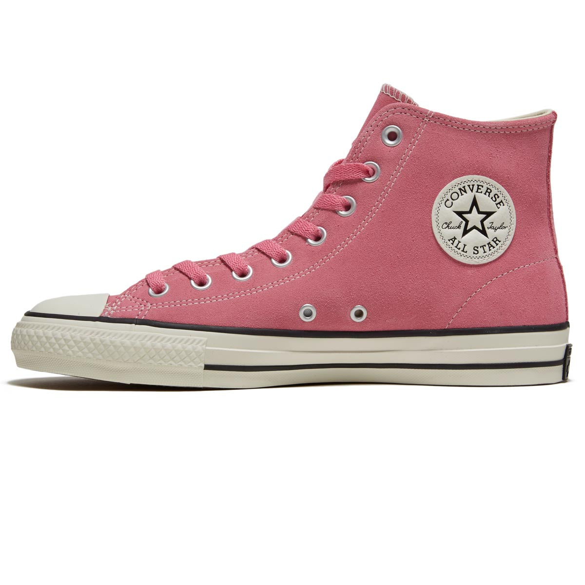 Converse Chuck Taylor All Star Pro Suede Hi Shoes - Oops Pink/Egret/Black image 2