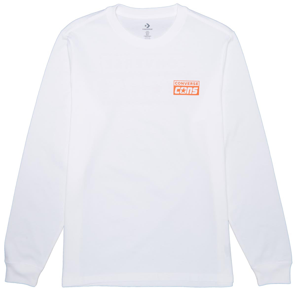 Converse Long Sleeve T-Shirt - White image 2