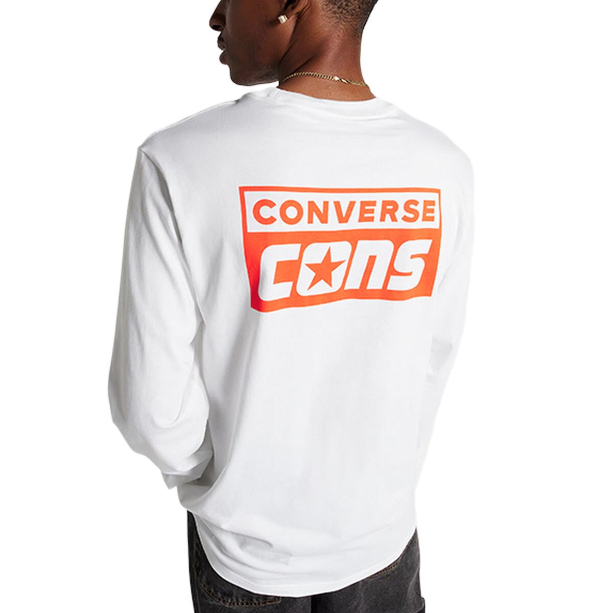 Converse Long Sleeve T-Shirt - White image 4