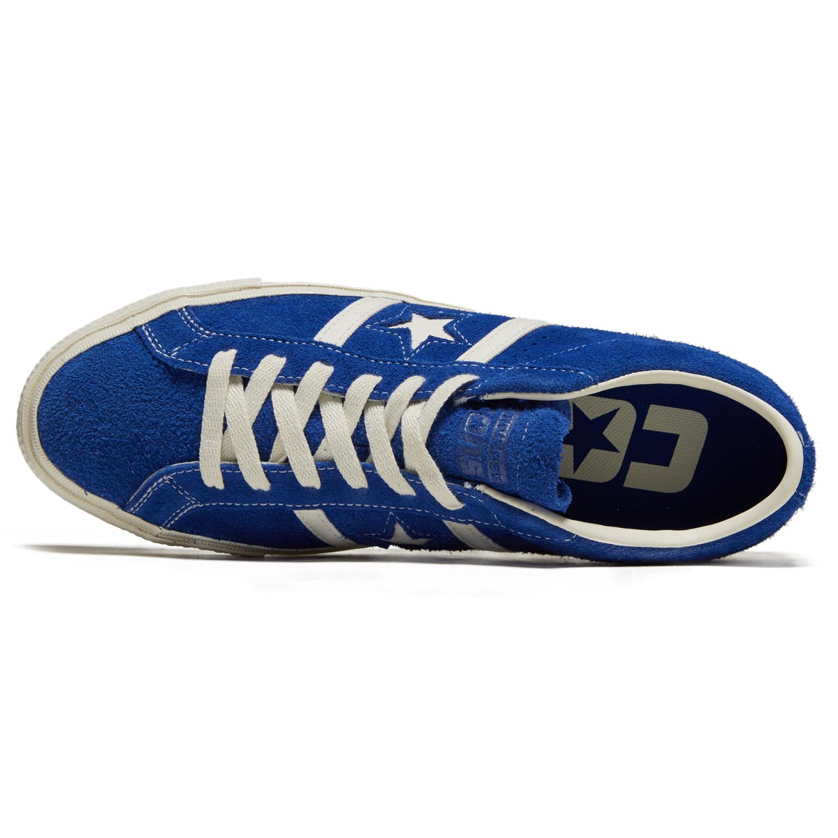 Converse One Star Academy Pro Shoes - Blue/Egret/Egret image 3