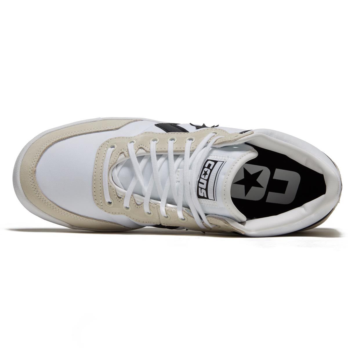 Converse Fastbreak Pro Mid Shoes - White/Black/Egret image 3