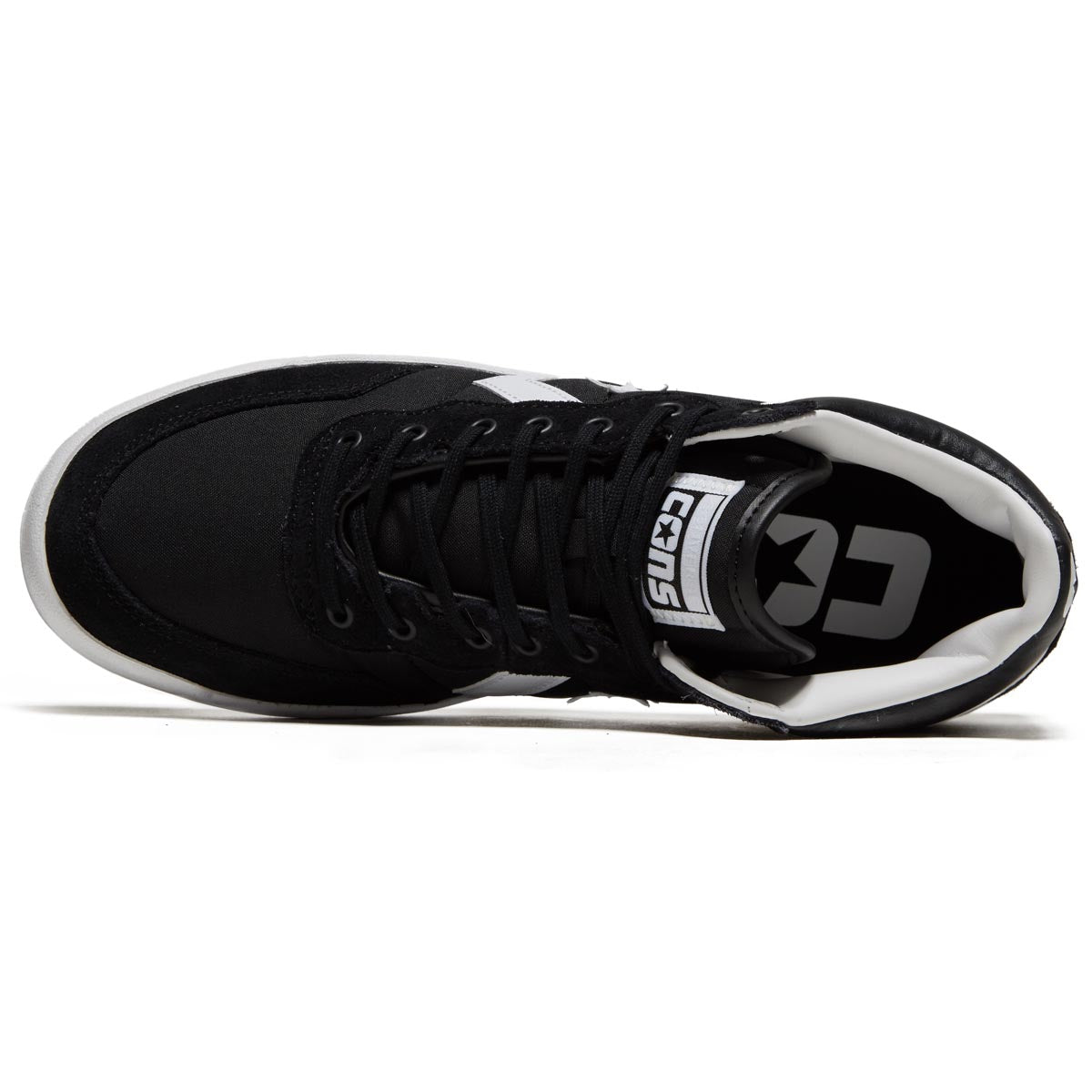 Converse Fastbreak Pro Mid Shoes - Black/White/Black image 3