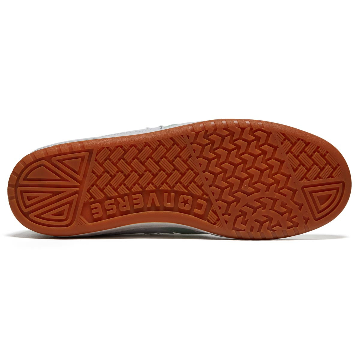 Converse Fastbreak Pro Leather Mid Shoes - White/Sticky Aloe/Gum Honey image 4