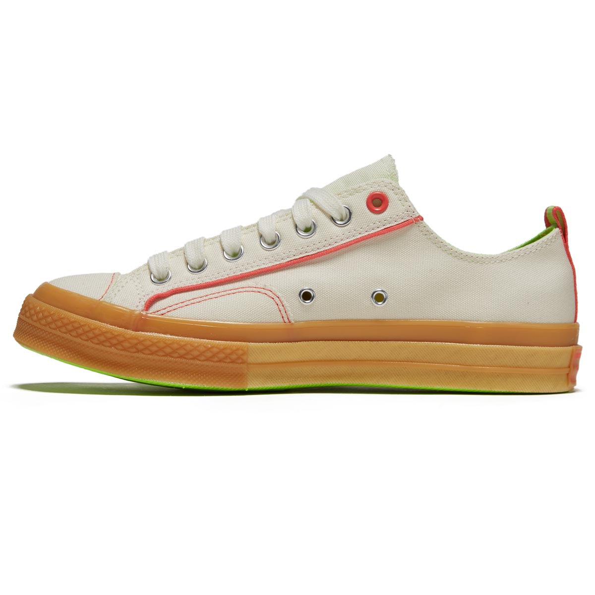 Converse Chuck 70 Ox Shoes - Egret/Gum/Watermelon Slushy image 2