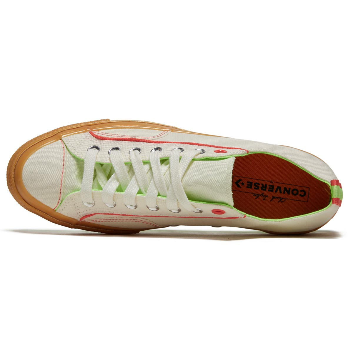 Converse Chuck 70 Ox Shoes - Egret/Gum/Watermelon Slushy image 3