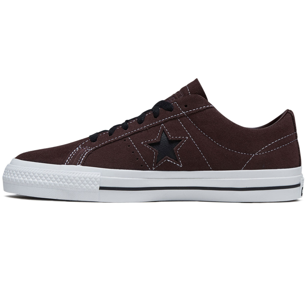 Converse One Star Pro Ox Shoes - Rugged Brown/Black/White image 2