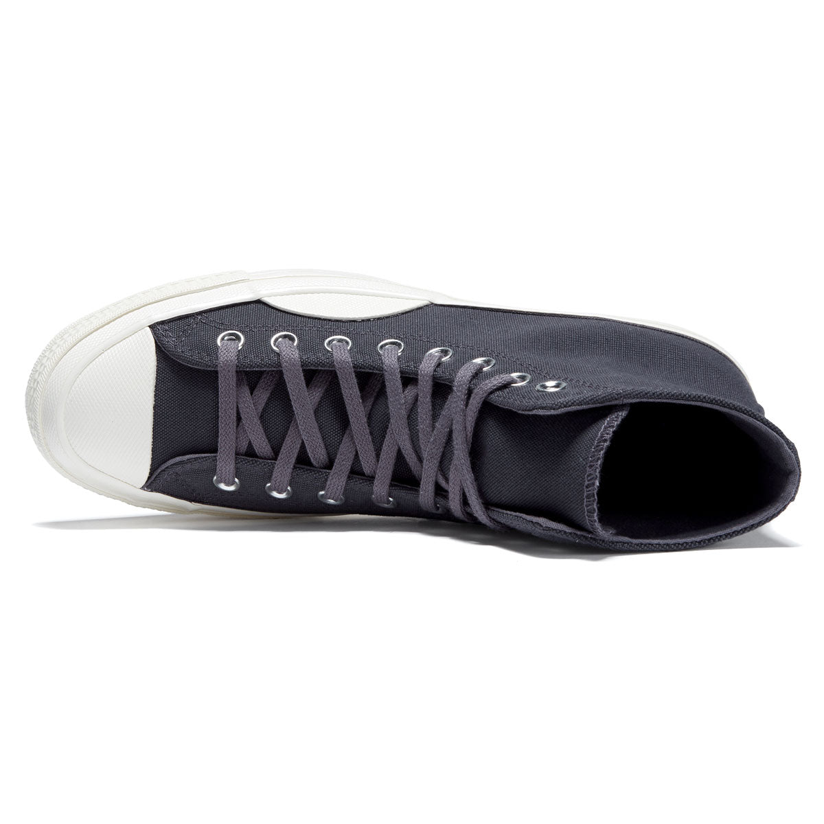 Converse Chuck 70 Hi Textured Shoes - Plum Cove/Black/Egret image 3