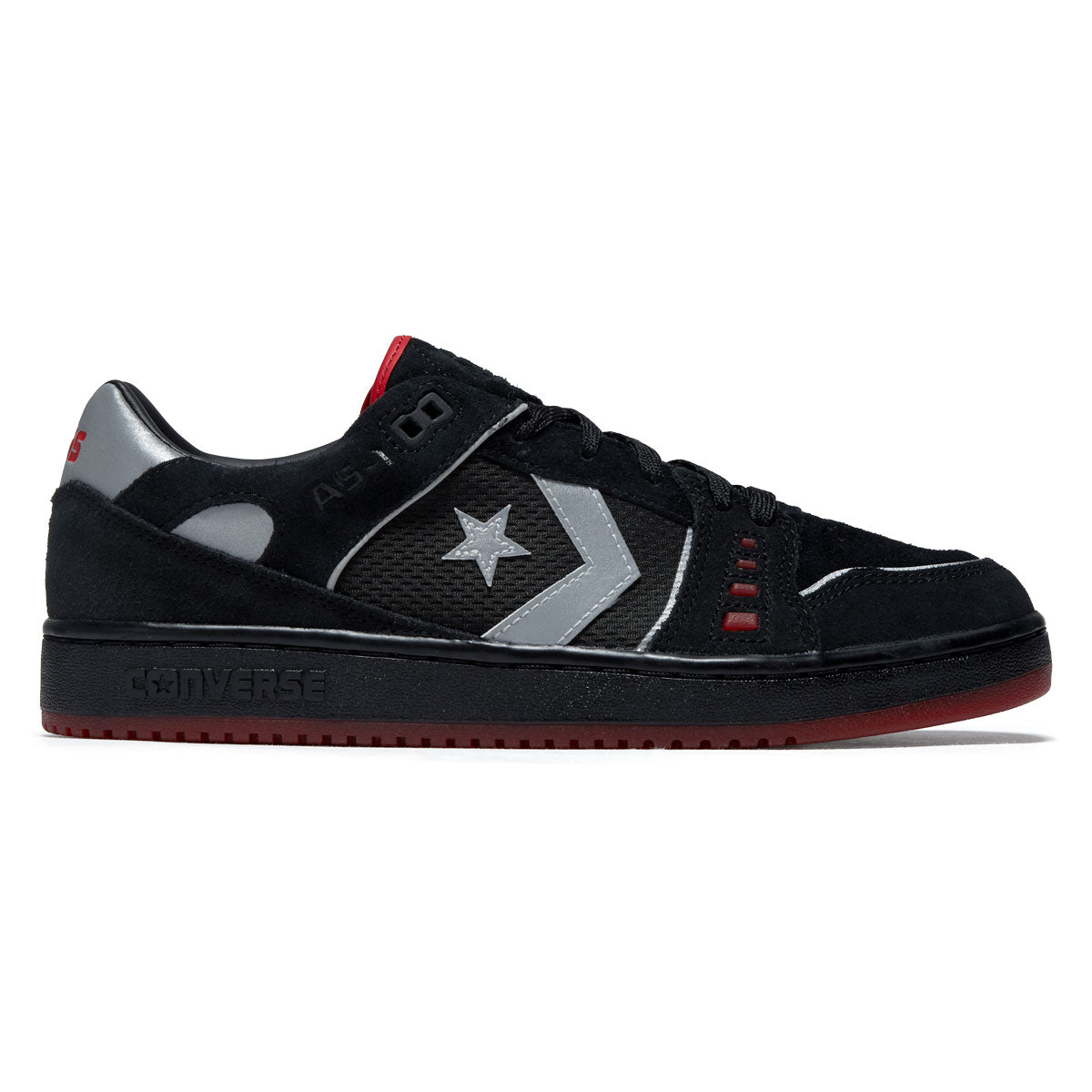NEW Converse One Star Ox Low Sneakers Leather Wordmark Red Black Unisex M8 W10 Converse Cons AS-1 Pro Ox - White / Red – Civil main image 4
