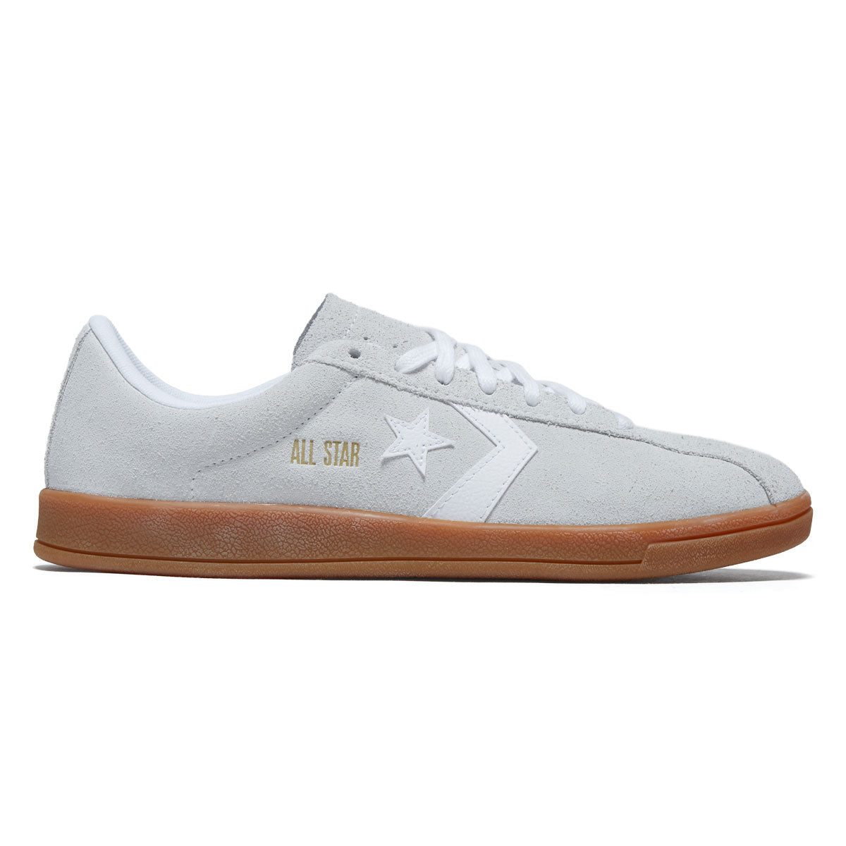 Converse All Star Classic Trainer Suede Ox Shoes - Moonbathe/White