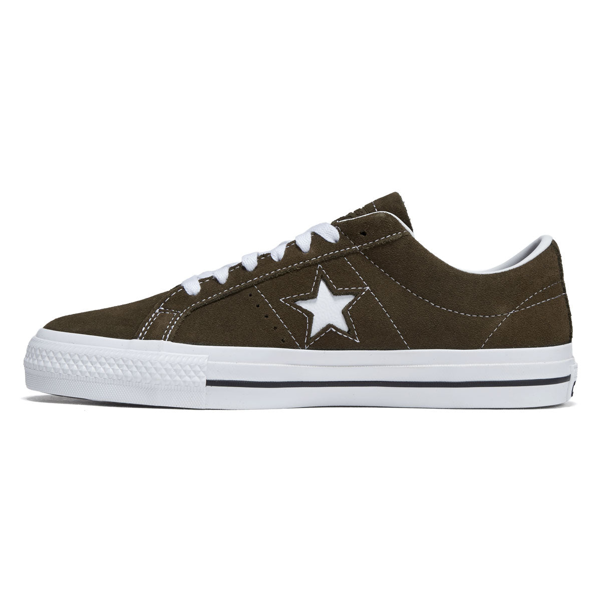 Converse One Star Pro Ox Shoes - Surplus Olive/White/Black – CCS