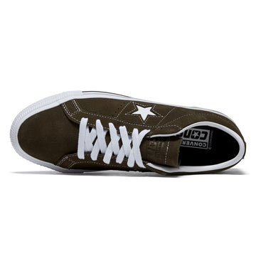 Converse One Star Pro Ox Shoes - Surplus Olive/White/Black
