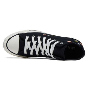 Converse Chuck Taylor All Star Hi Embroidered Florals Shoes - Black/Bright Outlook/All Heat