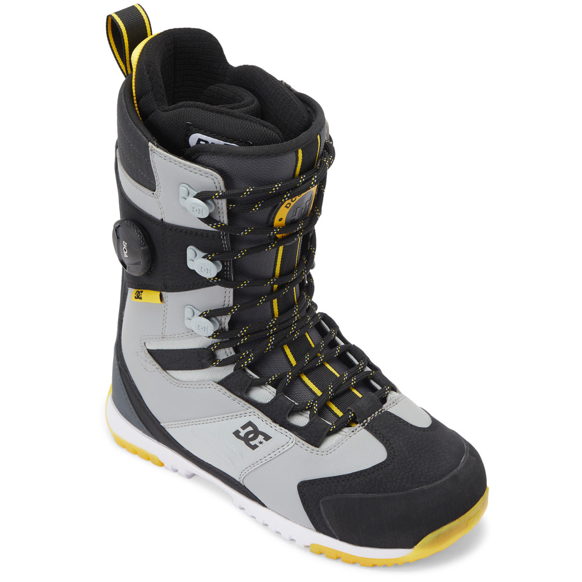 DC Premier Hybrid 2024 Snowboard Boots - Black/Grey/Yellow image 2