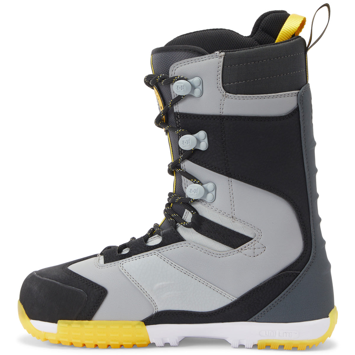 DC Premier Hybrid 2024 Snowboard Boots - Black/Grey/Yellow image 3