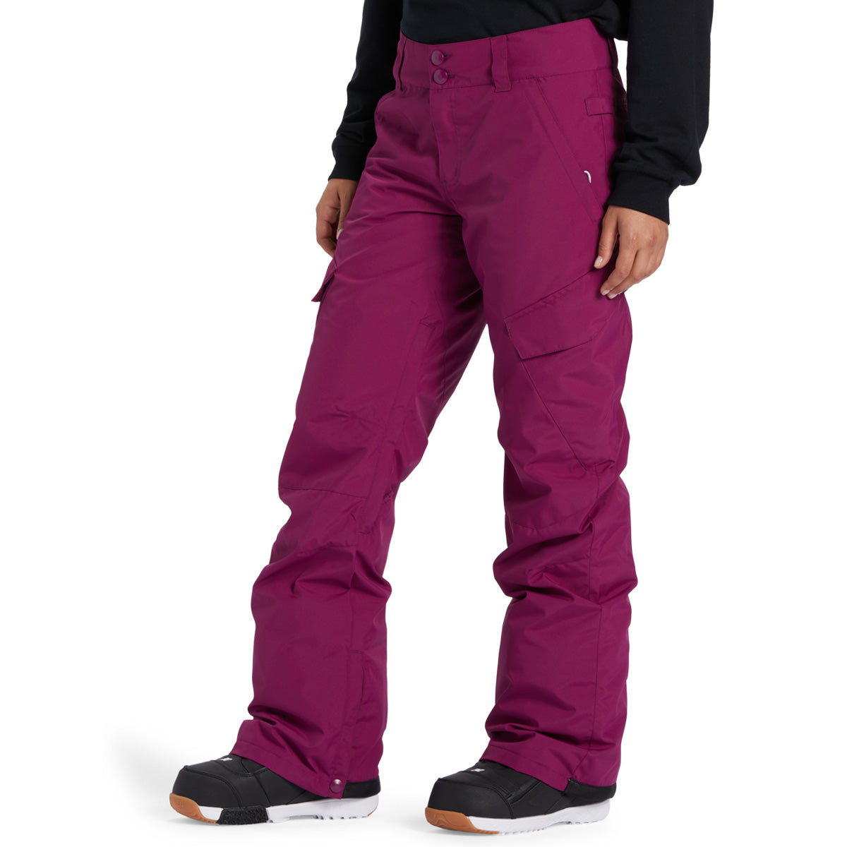DC Womens Nonchalant 2024 Snowboard Pants - Magenta Purple image 1