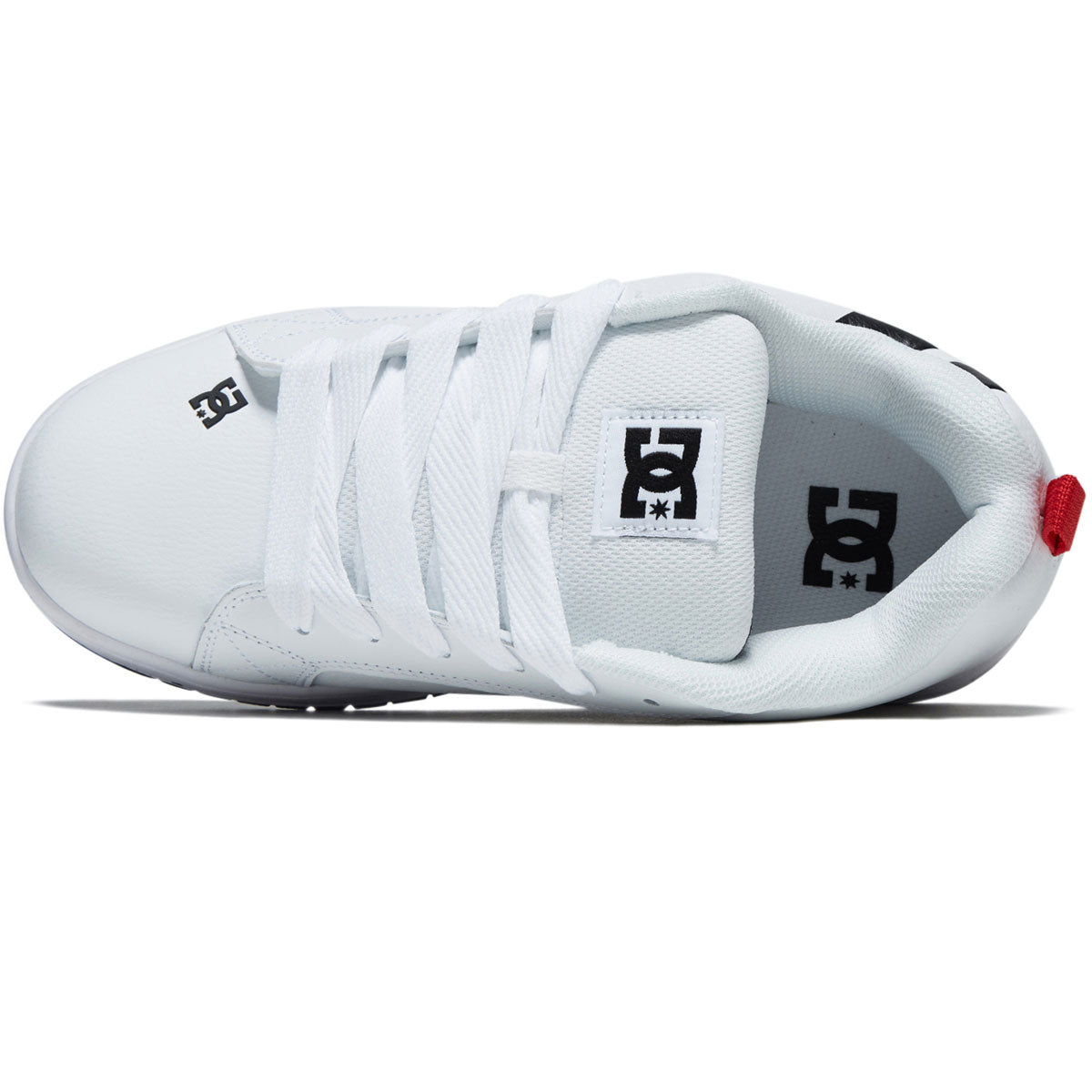 DC Court Graffik SQ Shoes - White/Black/Black – CCS