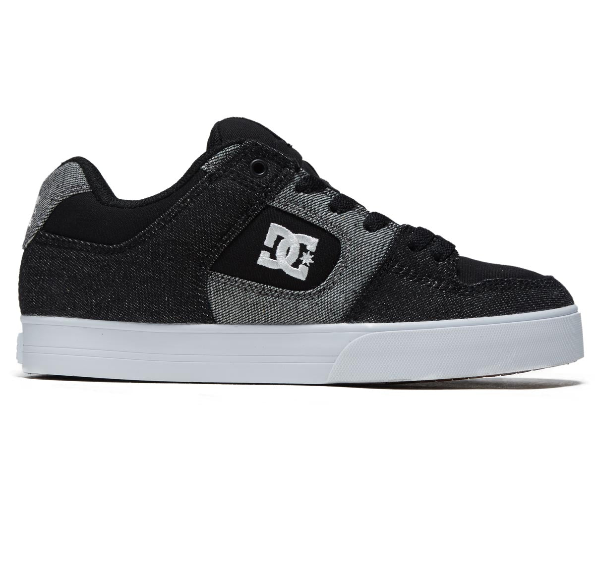 DC Pure Shoes - Black Denim image 1