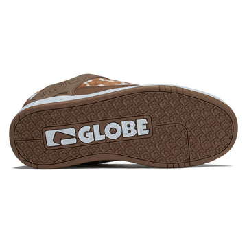 Globe Tilt Shoes - Brown/White Cow