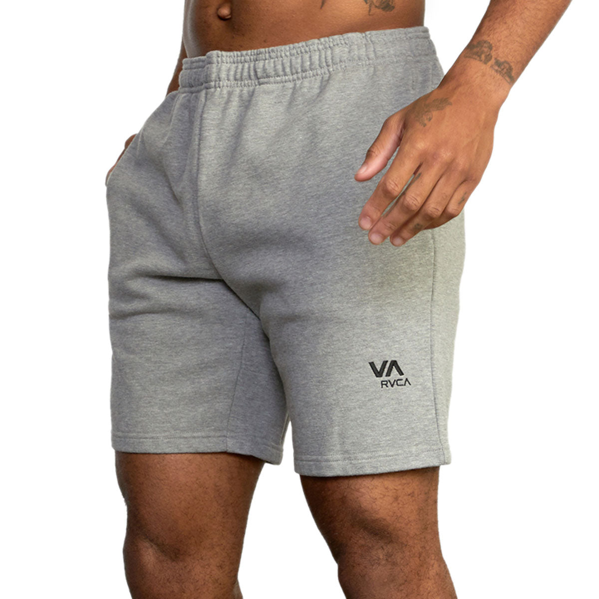 RVCA Va Essential Sweat Shorts - Light Marle image 2