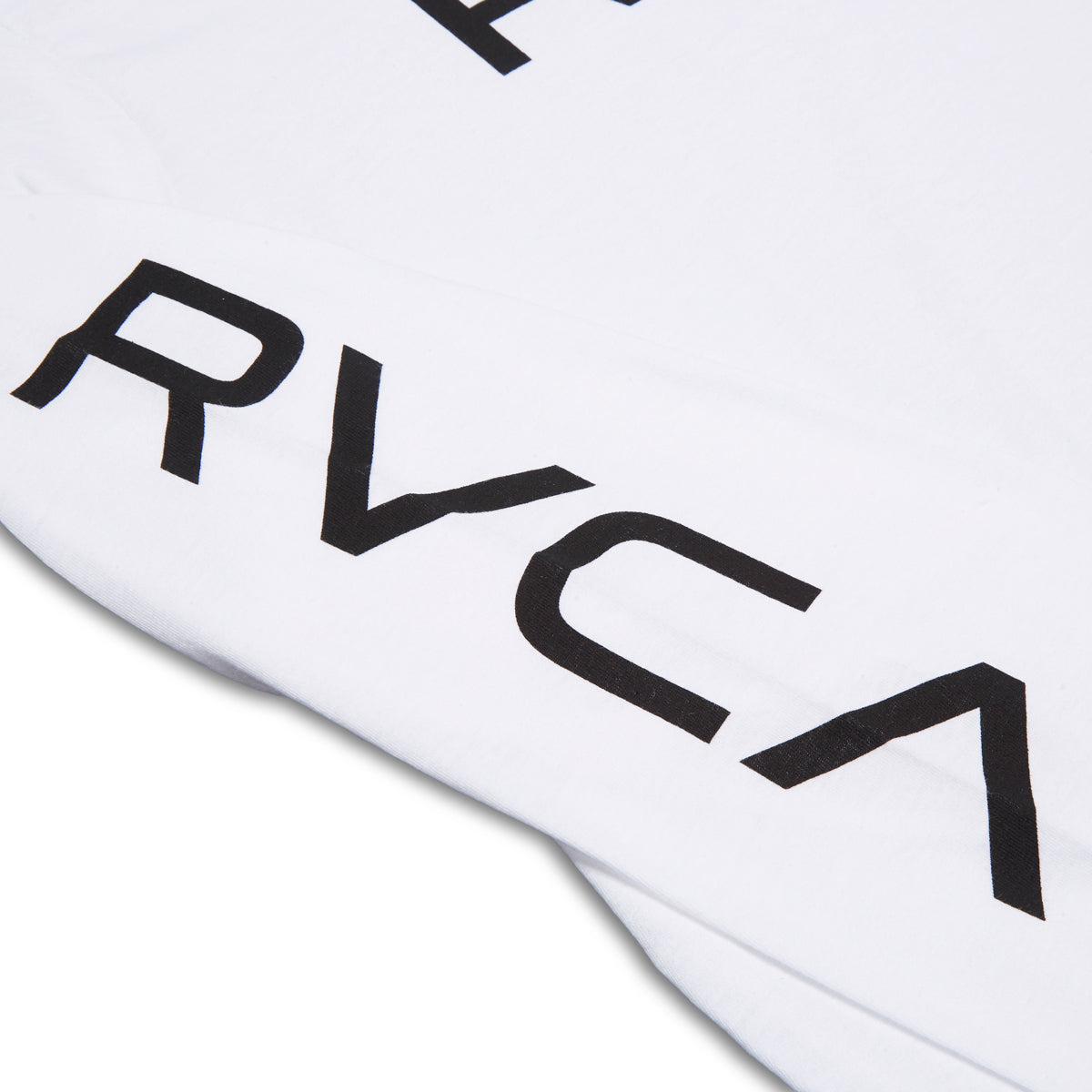 RVCA Big RVCA Long Sleeve T-Shirt - White/Black image 2