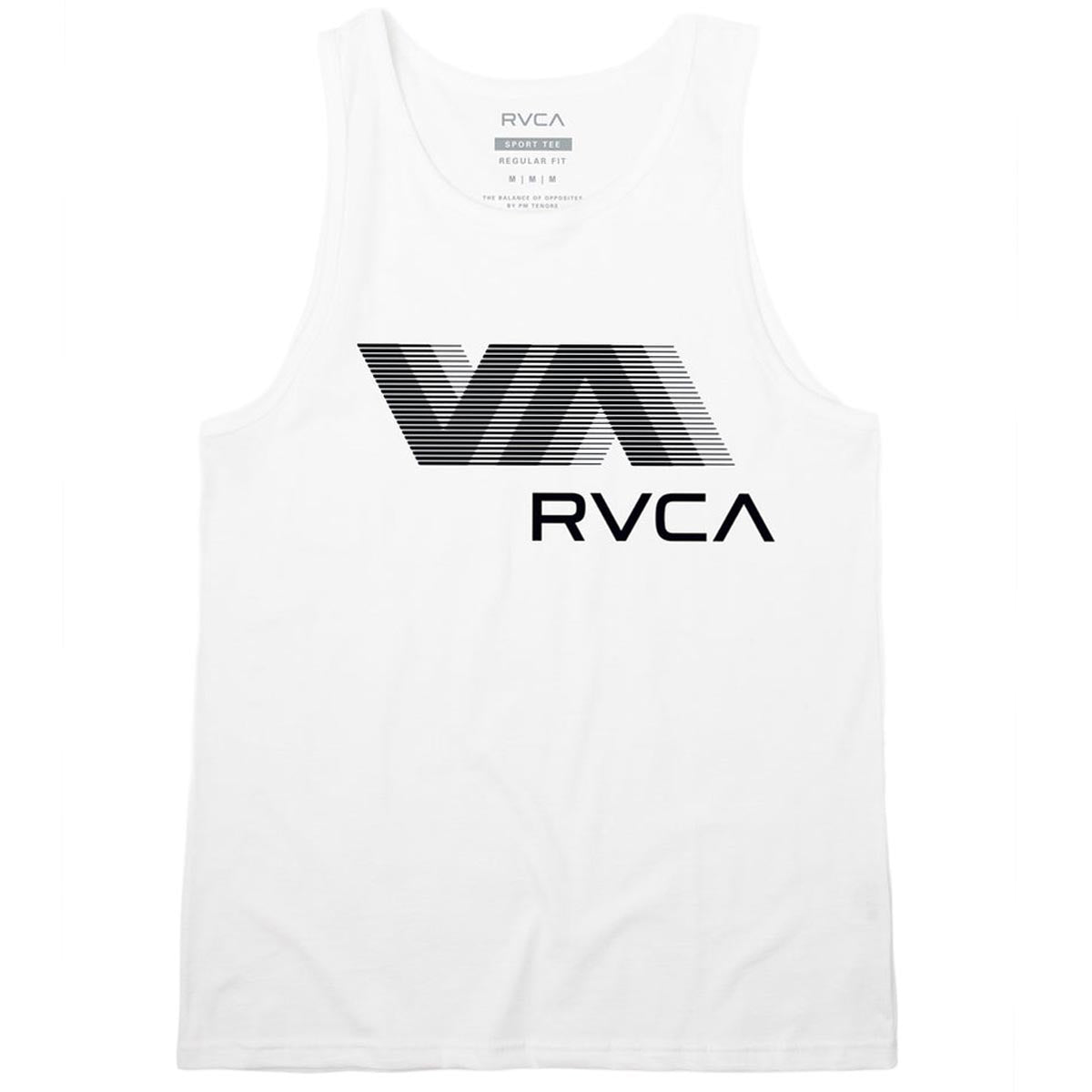 RVCA VA Blur Tank Top - New White image 1