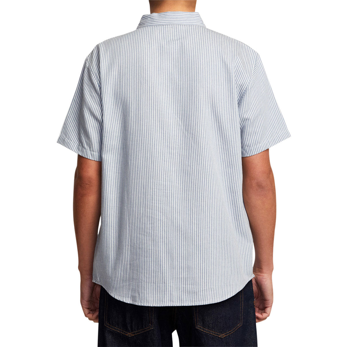 RVCA Dayshift Stripe II Shirt - Deja Blue image 3