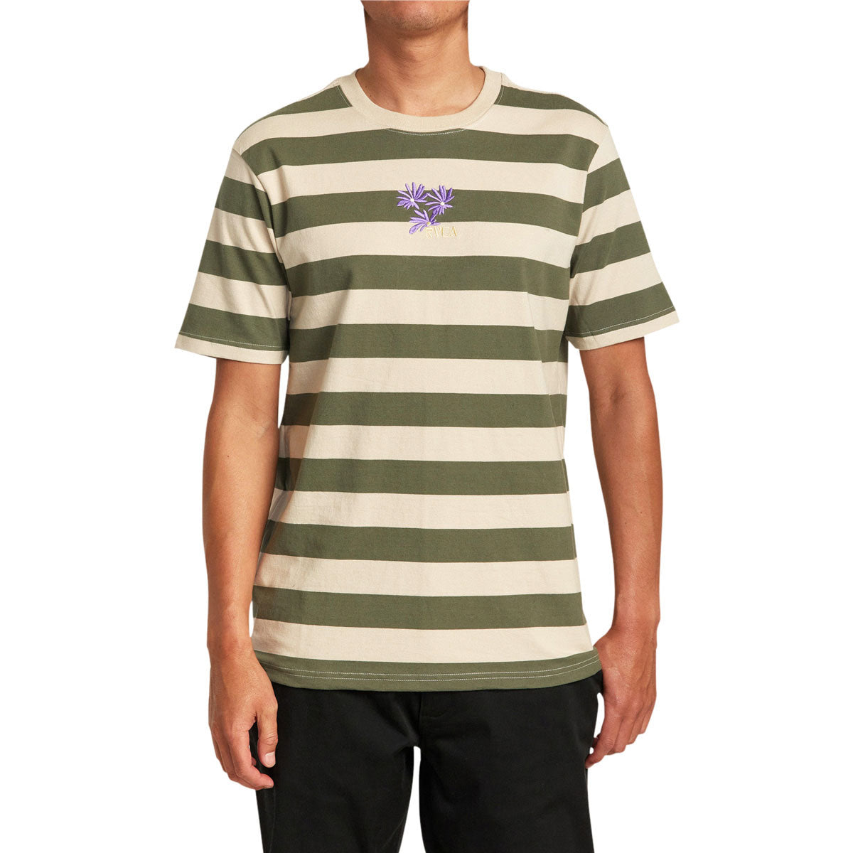 RVCA Corso Stripe Shirt - Aloe image 1