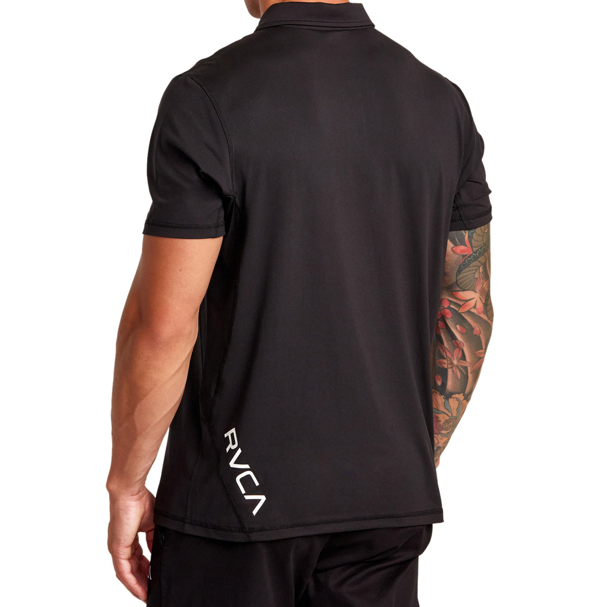 RVCA Sport Vent Polo Shirt - Black image 2