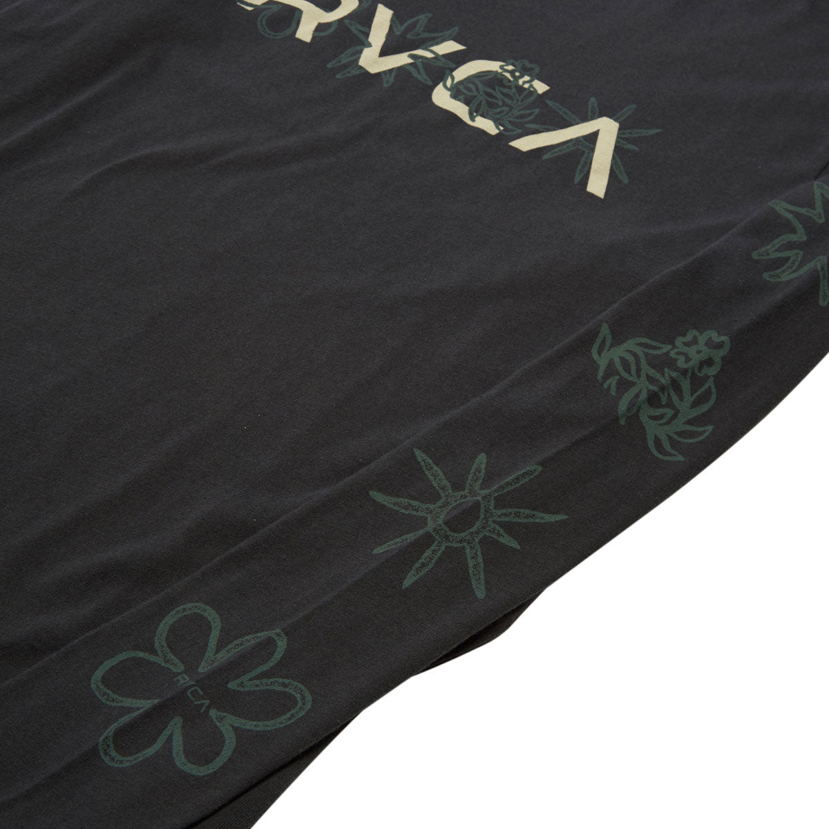 RVCA Big Bloom Long Sleeve T-Shirt - Pirate Black image 2