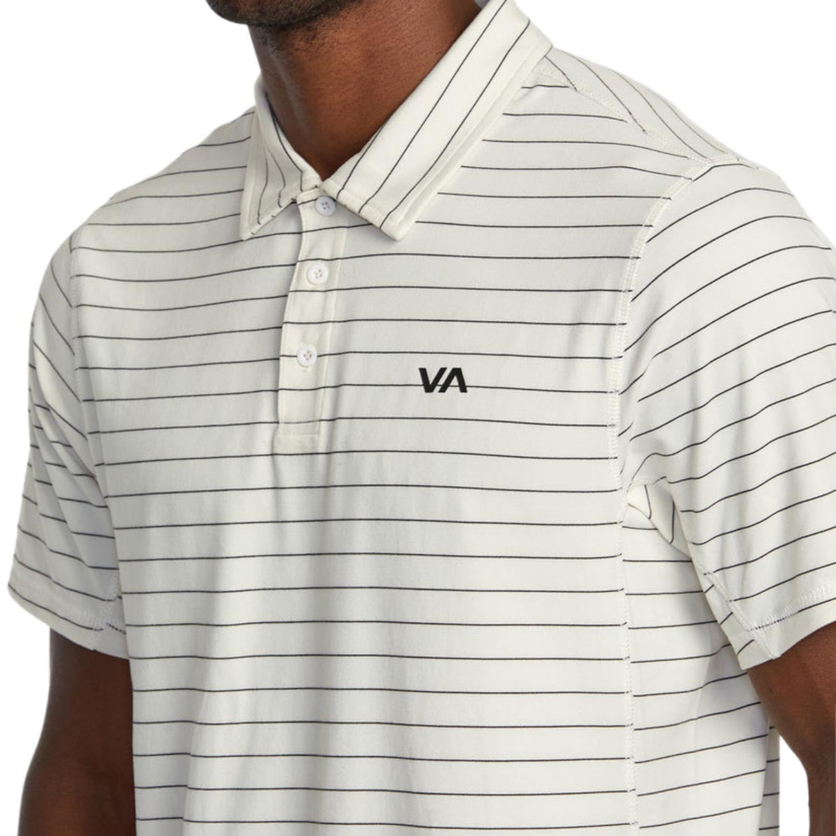 RVCA Sport Vent Polo Shirt - Off White image 4