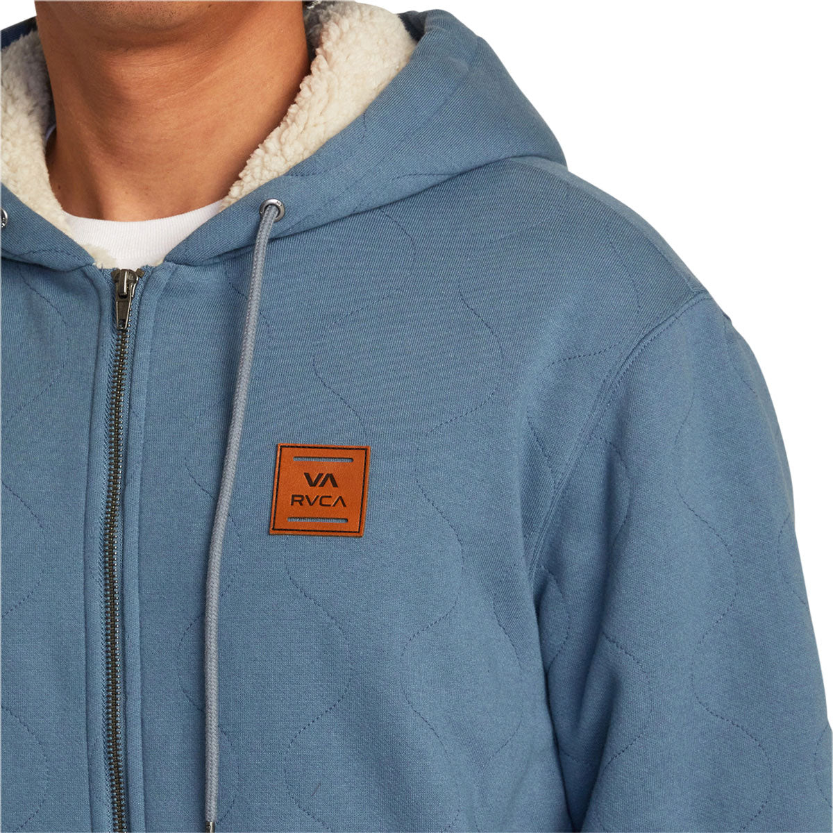 RVCA Arrow Fleece Jacket - Industrial Blue image 3