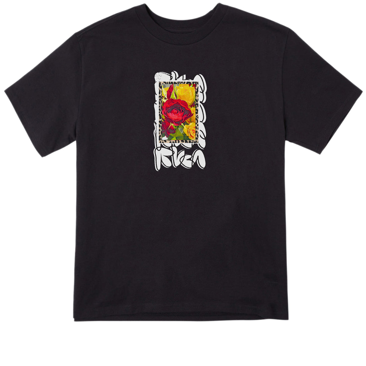 RVCA Rose Water T-Shirt - Black image 1