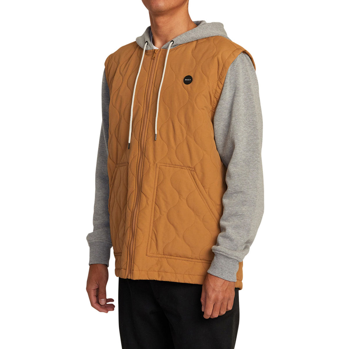RVCA Grant Puffer Jacket - Camel image 3