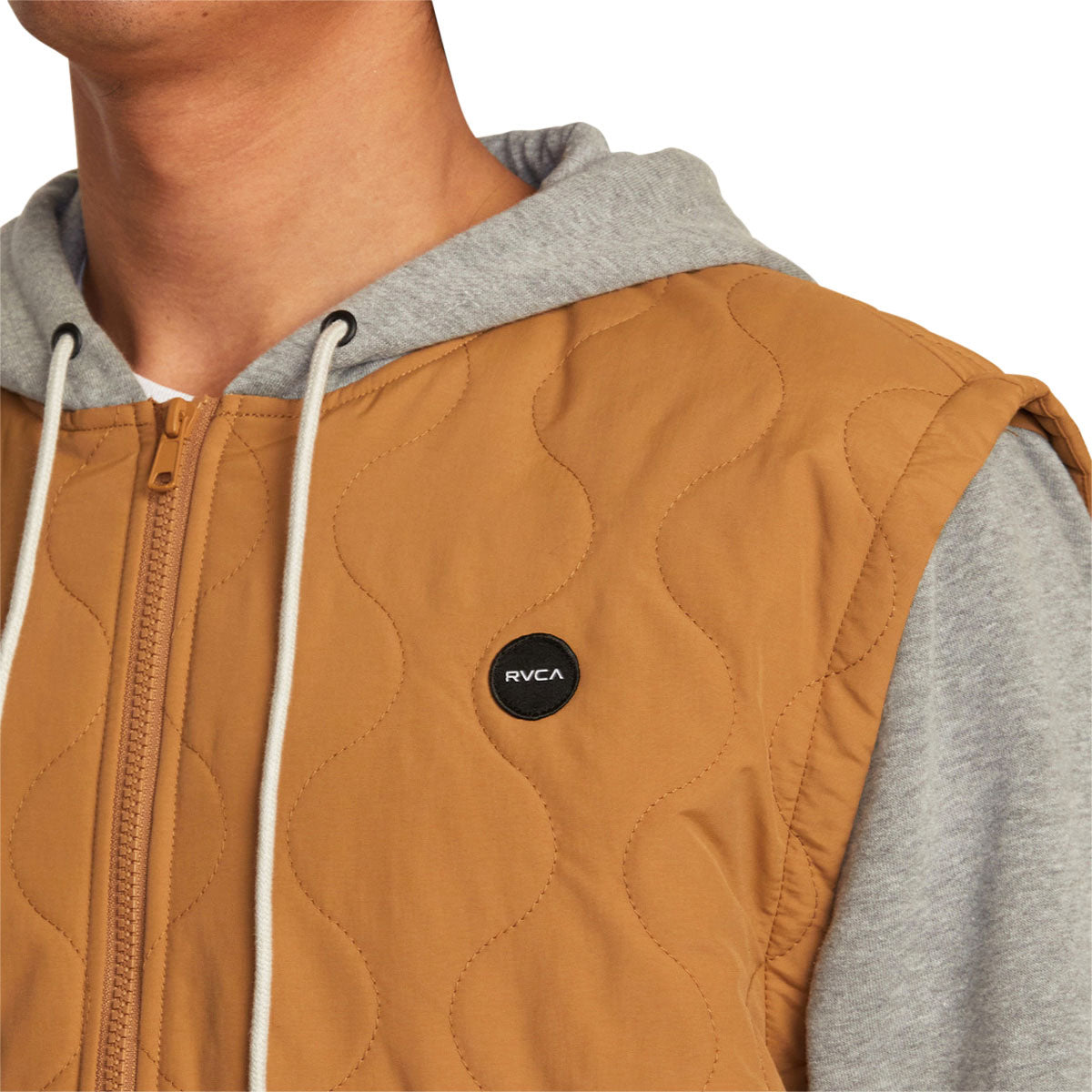 RVCA Grant Puffer Jacket - Camel image 4