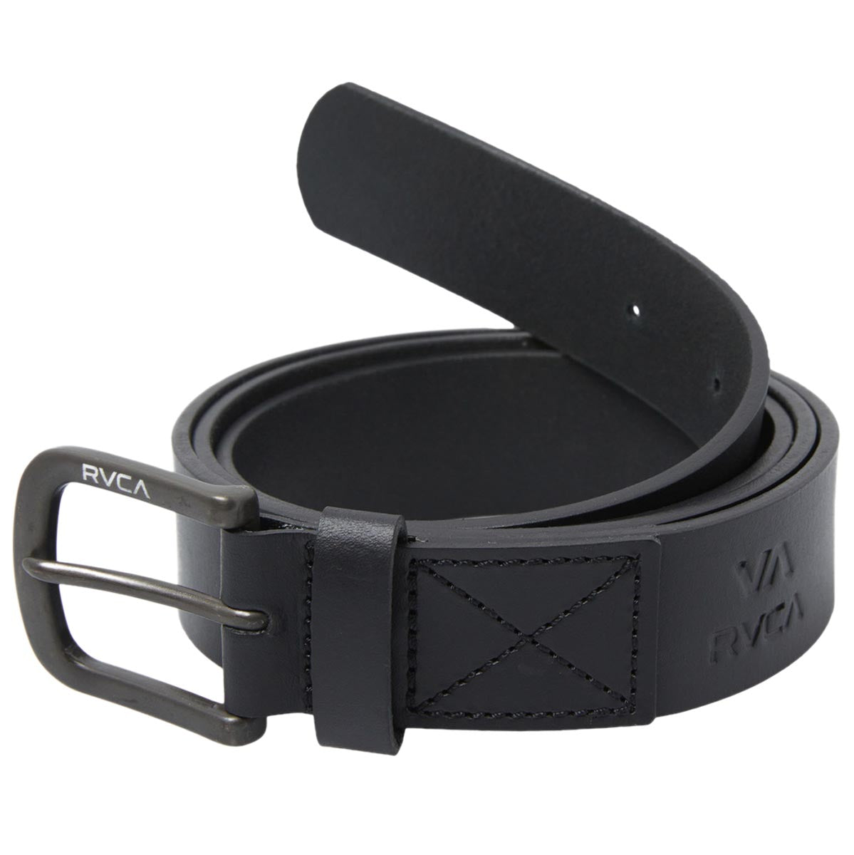 RVCA Standard Leather Belt - Black image 1