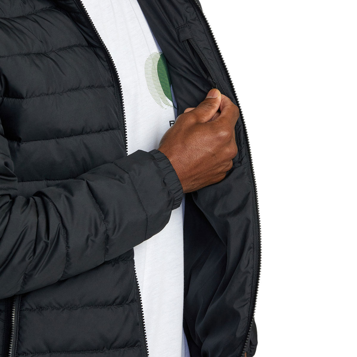 RVCA Packable Puffa Hooded Jacket - Black image 5
