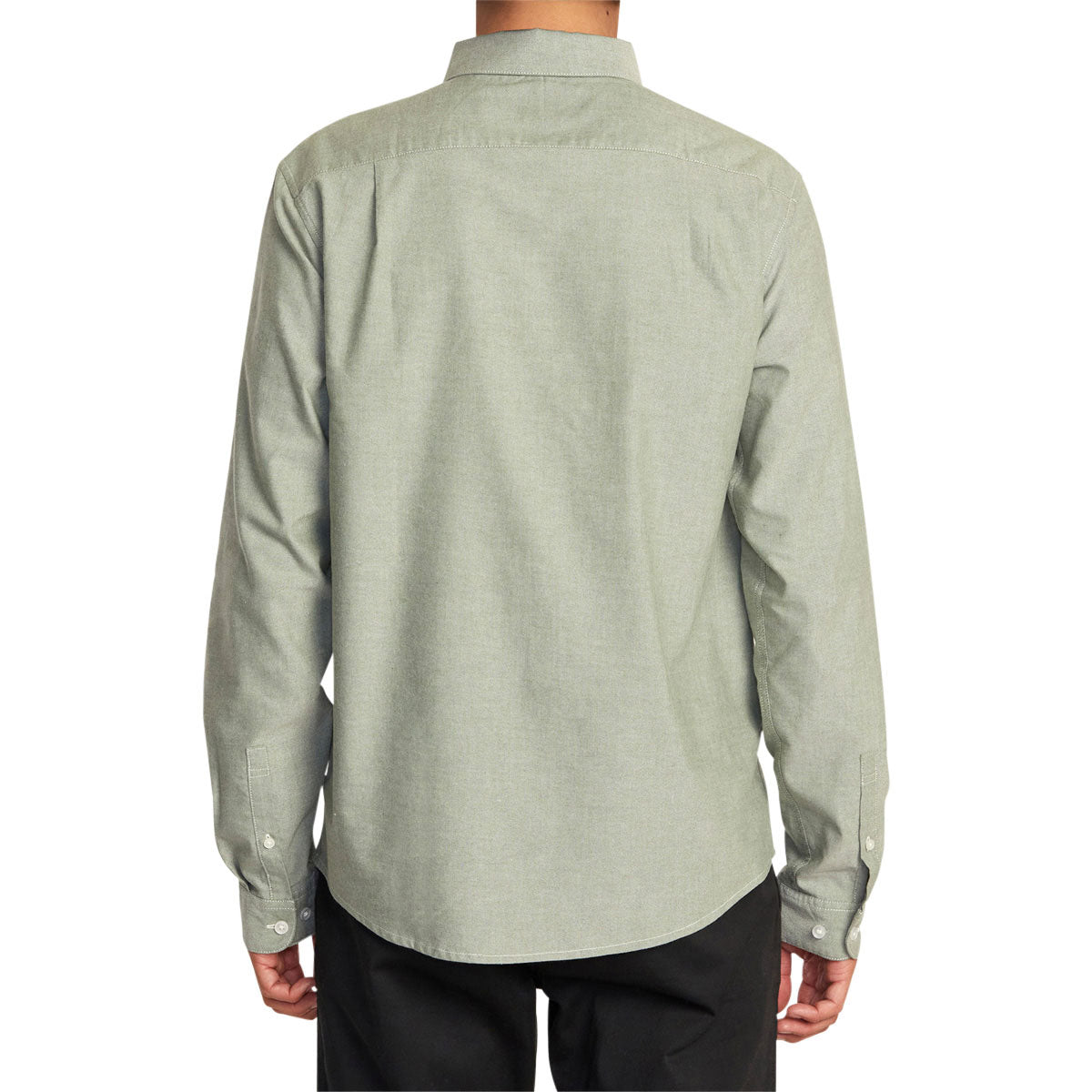 RVCA That'll Do Stretch Long Sleeve Shirt - College Green image 2