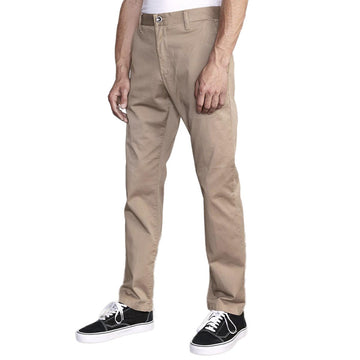 RVCA The Weekend Stretch Pants - Dark Khaki 2