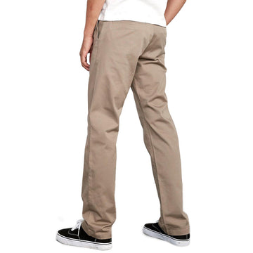 RVCA The Weekend Stretch Pants - Dark Khaki 2