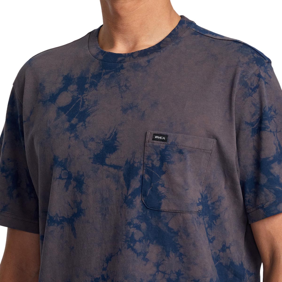 RVCA Manic Shock Wash Pocket T-Shirt - New Plum image 3