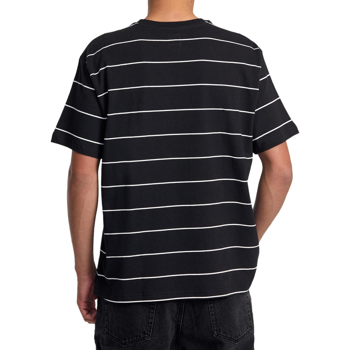 RVCA Vallejo Stripe T-Shirt - Black image 3