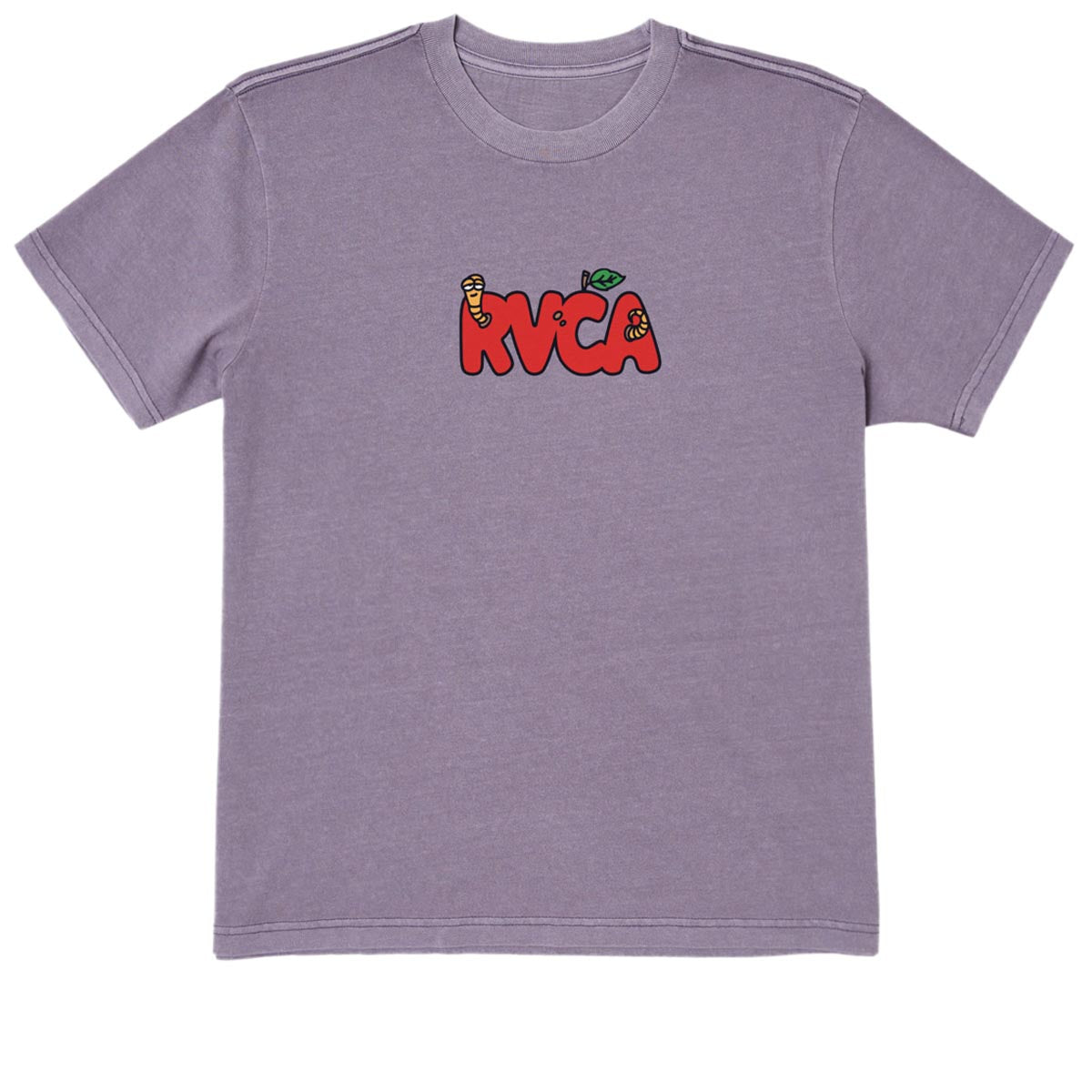 RVCA Apple Aday T-Shirt - Purple Sage image 1