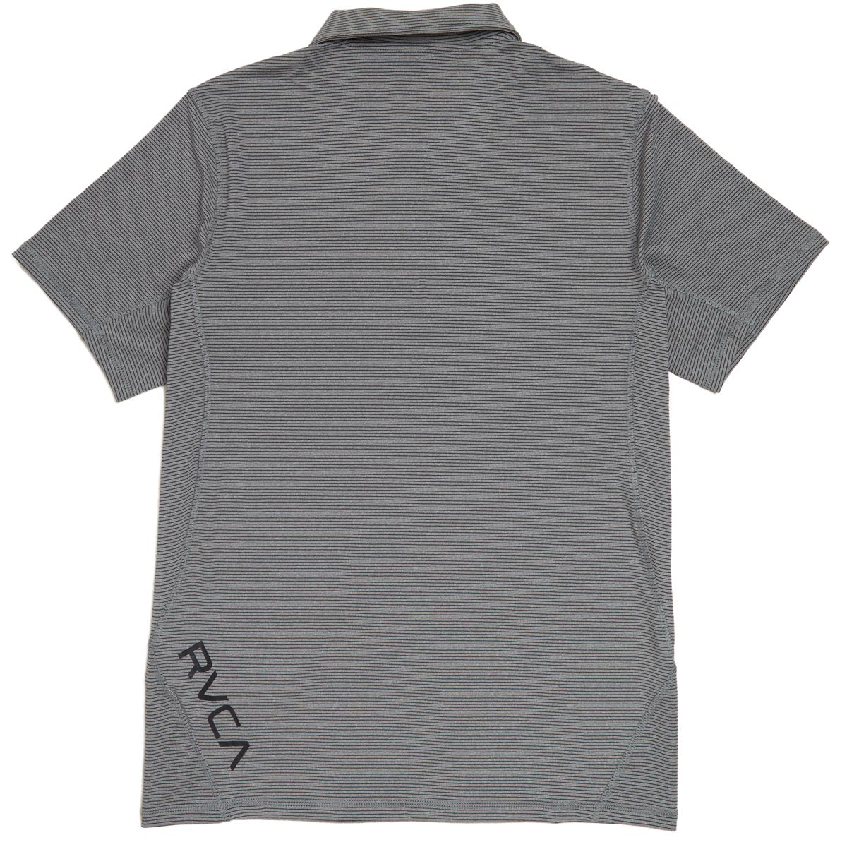 RVCA Sport Vent Polo Shirt - Heather Grey Stripe image 2