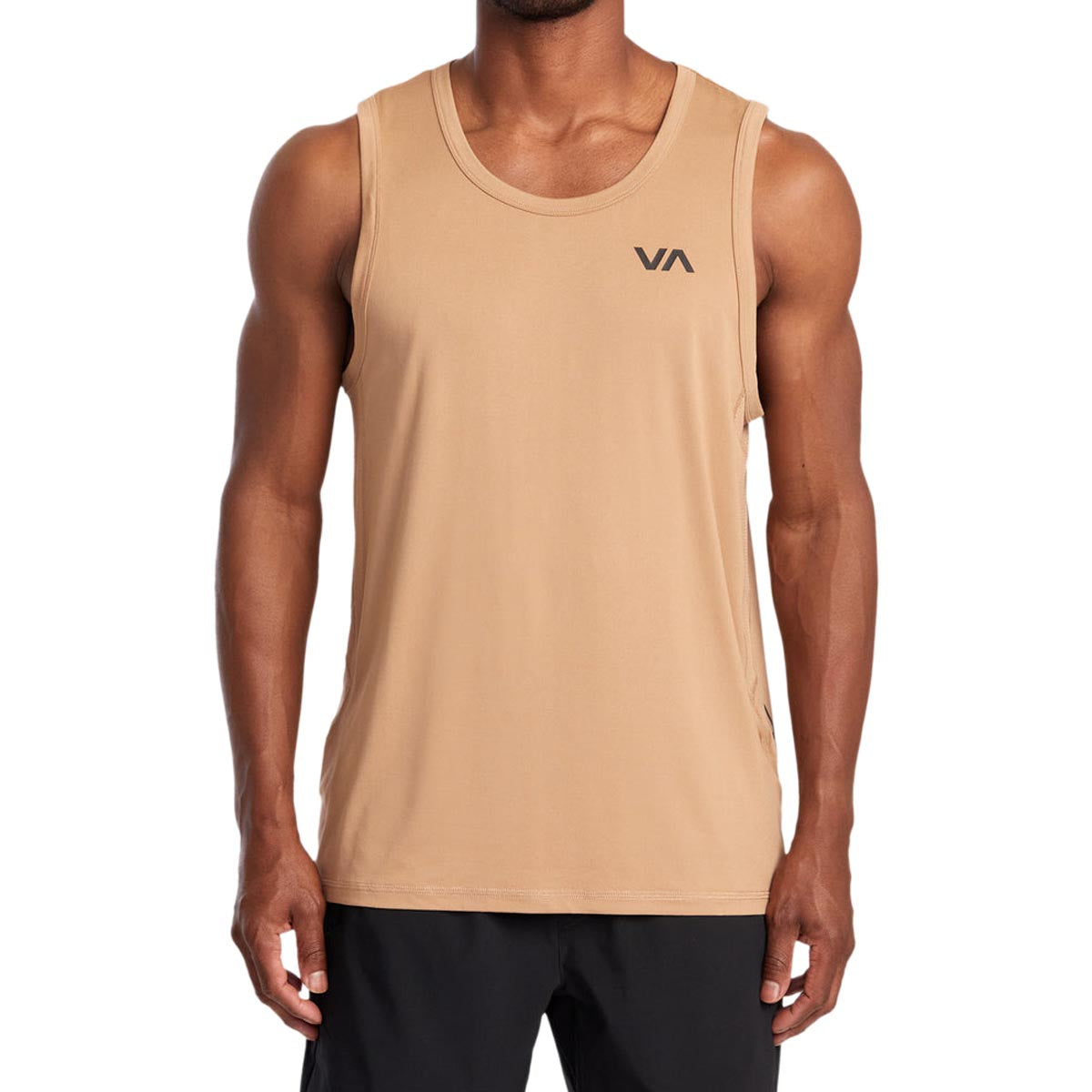 RVCA Sport Vent Sleeve Tank Top - Earth Clay image 1