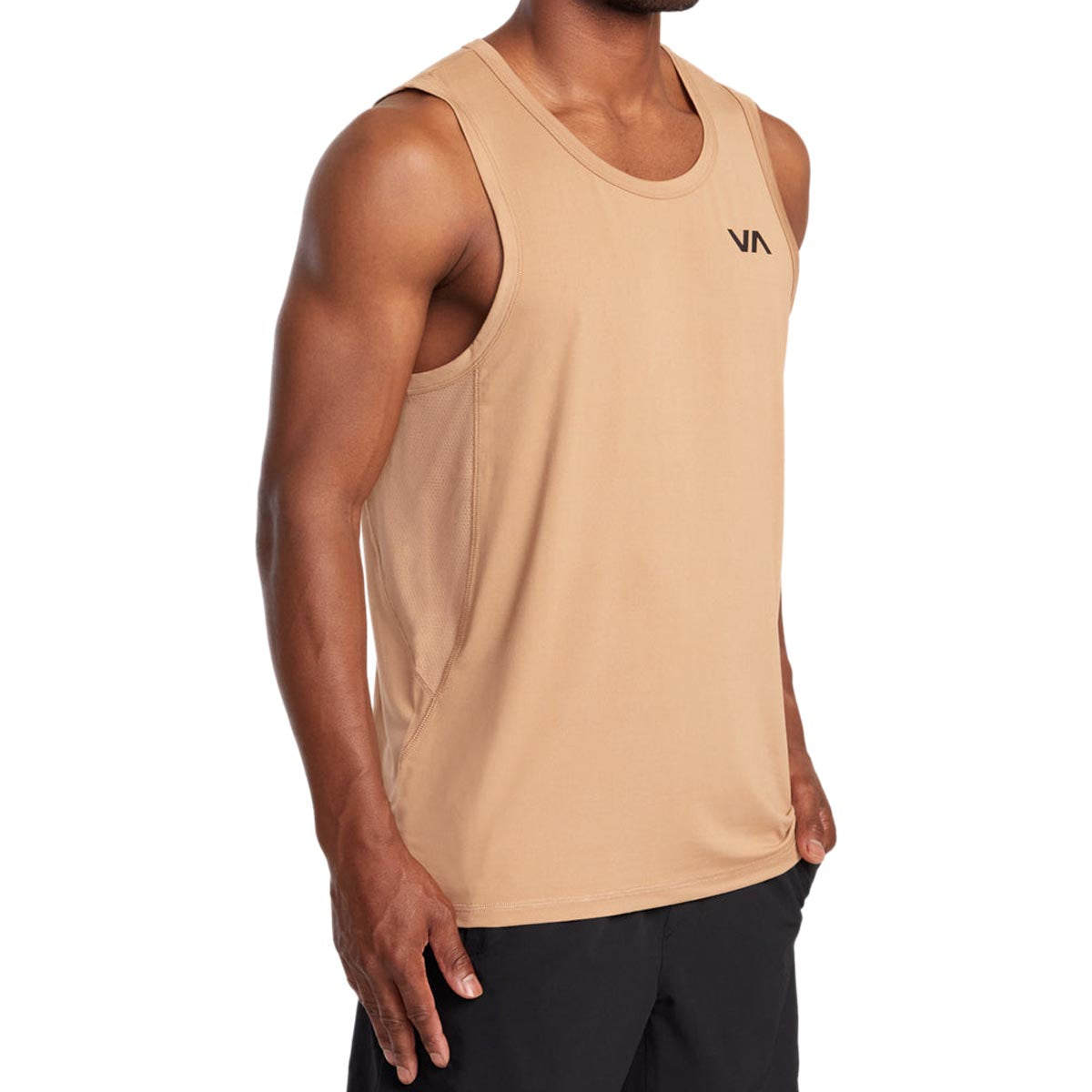 RVCA Sport Vent Sleeve Tank Top - Earth Clay image 4